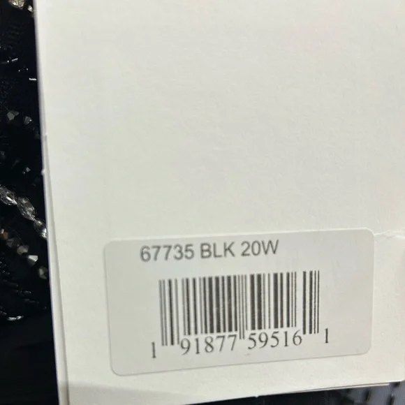 MAC DUGGAL 67735 NWT Beaded Cap Sleeve A Line Gown (Plus) - Picture 8 of 8